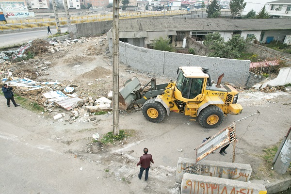 تملک ملک منابع طبیعی و تعریض خیابان جهت گسترش فضای کار در پروژه شهید مهدوی