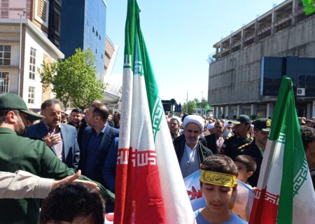گزارش تصویری راهپیمایی روز جهانی قدس در قائمشهر